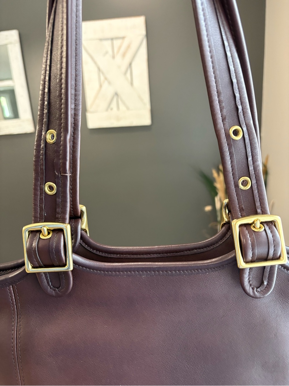 Vintage Coach Legacy Small Shopper Tote 9086 - Picture 5 of 10